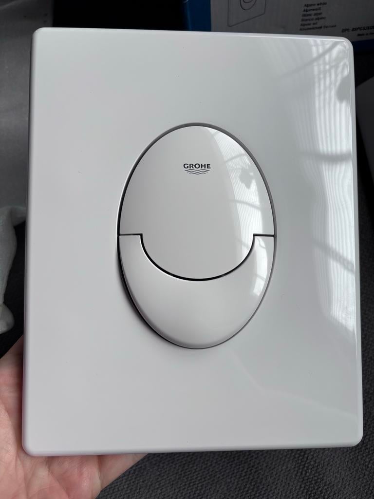 Set van 2x Grohe Skate Air Bedieningspaneel Alpine Wit, Doe-het-zelf en Verbouw, Sanitair, Ophalen, Zo goed als nieuw, Toilet