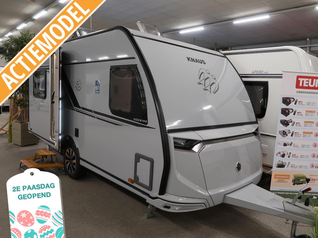 Knaus Sudwind 60 Years 450 FU, Caravans en Kamperen, Rondzit, Overige typen, Knaus, Schokbreker