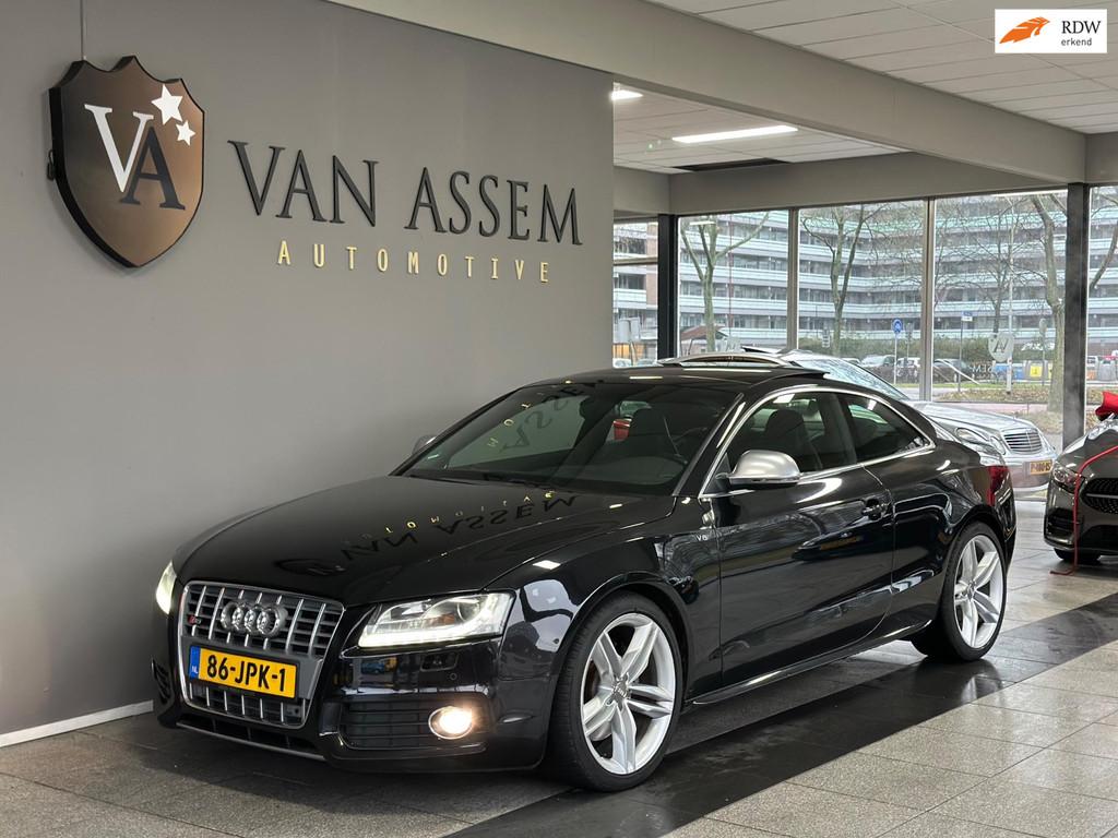 Audi A5 Coupé 4.2 FSI S5 quattro|PANO|LEES TEKST!, Navigatiesysteem, Gebruikt, 4 stoelen, Zwart