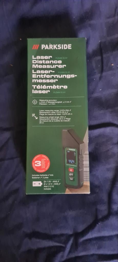 Parkside Laser Afstandsmeter PLEMM 25 A1, Ophalen of Verzenden