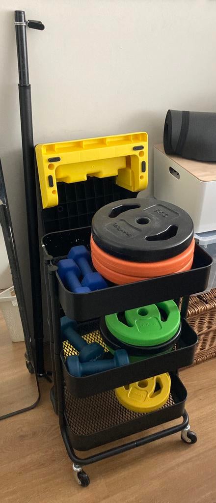 Complete bodypump set, Ophalen, Zo goed als nieuw