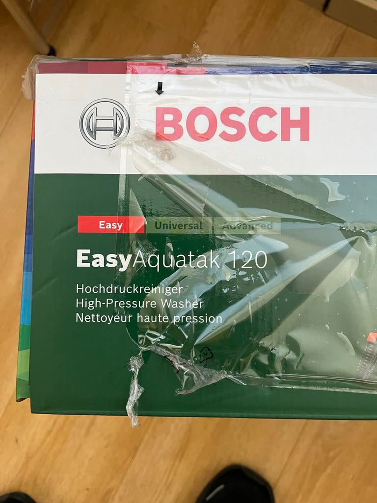 Bosch EasyAquatak 120 Hogedrukreiniger - Nieuw in doos, Tuin en Terras, Ophalen, Nieuw, Elektrisch