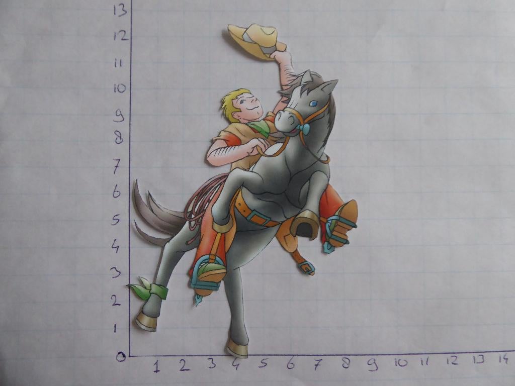 nr. 724 - uitgeknipt 3d plaatje, Ophalen of Verzenden, Nieuw, Overige thema's, Knipvel