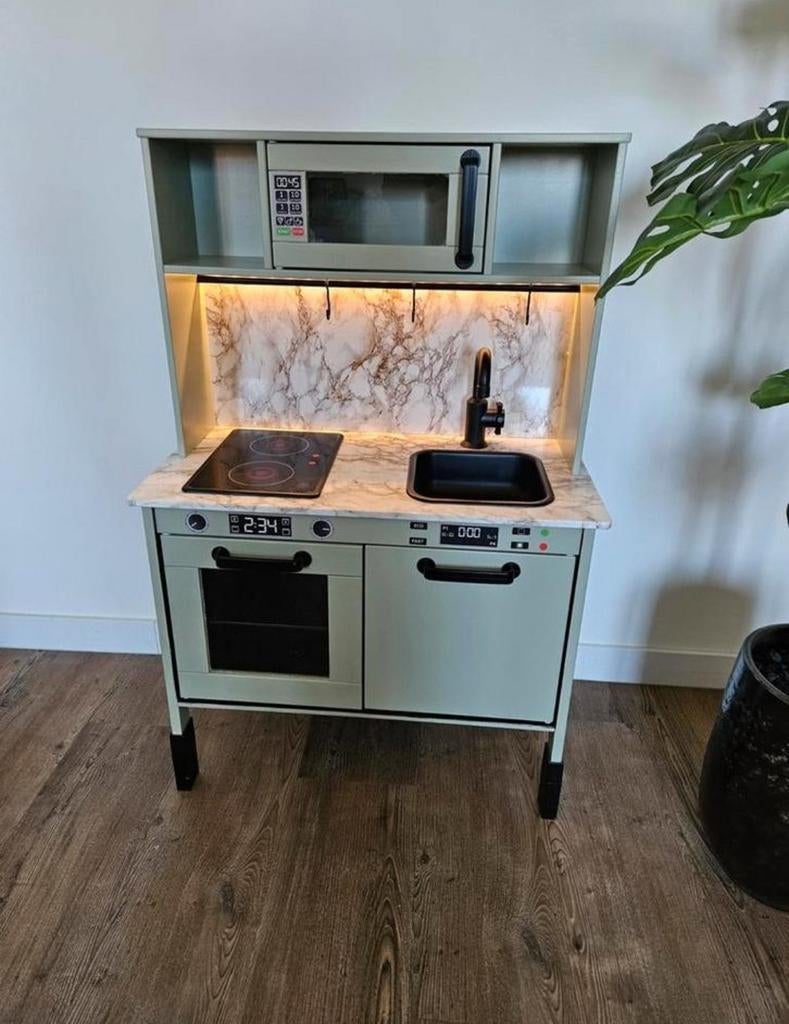 MOET WEG! Ikea Duktig Speelkeuken Groen met Verlichting, Ophalen, Zo goed als nieuw, Hout, Speelkeuken