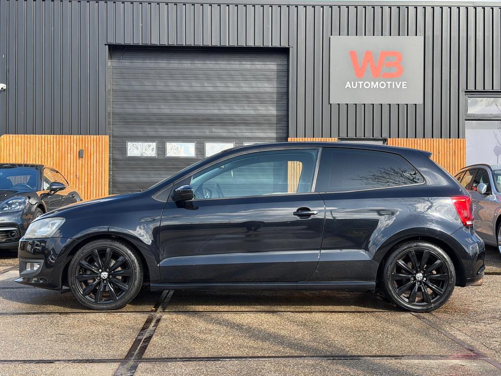 Volkswagen Polo 1.2 TSI Highline Cruise Clima Stoelverwarmin, Euro 5, Stof, Zwart, 4 cilinders