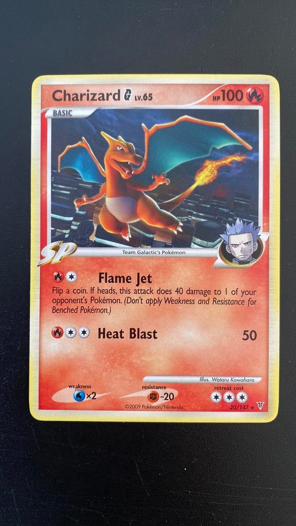 Pokemon charizard lv 65 supreme victors 20/147, Ophalen of Verzenden, Zo goed als nieuw