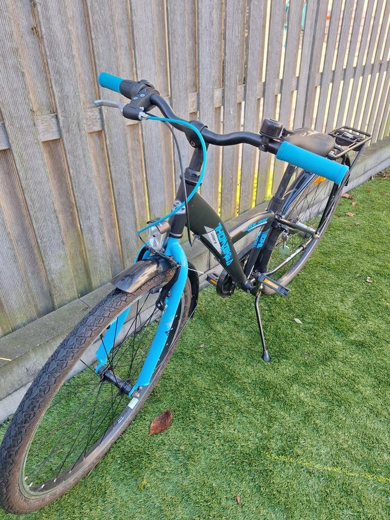 Volare kinderfiets 26 inch - Zwart/Blauw, Versnellingen, Zo goed als nieuw, Volare Thombike, Ophalen