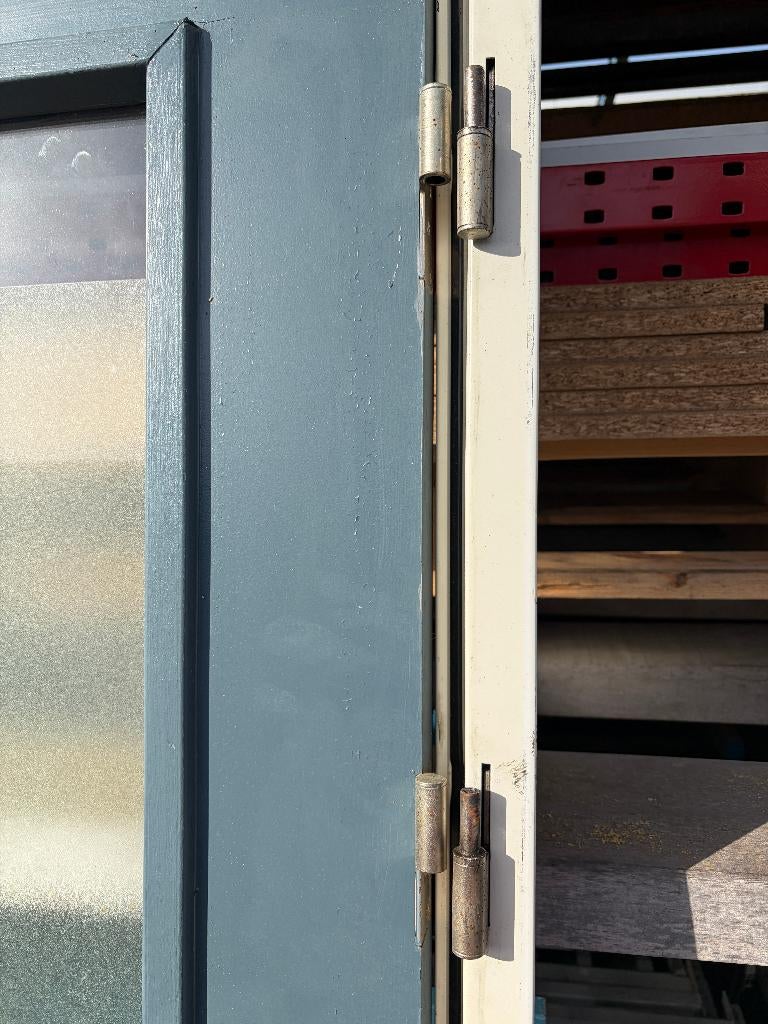 Meterkast, uitslaande dubbel deuren kunststof kozijn ( 545 ), Doe-het-zelf en Verbouw, Ophalen, Kunststof, Gebruikt, Nb