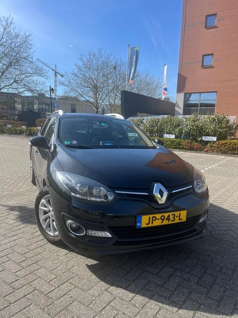 Renault Mégane 1.2 TCE 85KW Energy Estate 2016Zwart 142000km, Voorwielaandrijving, Stof, 4 cilinders, Origineel Nederlands