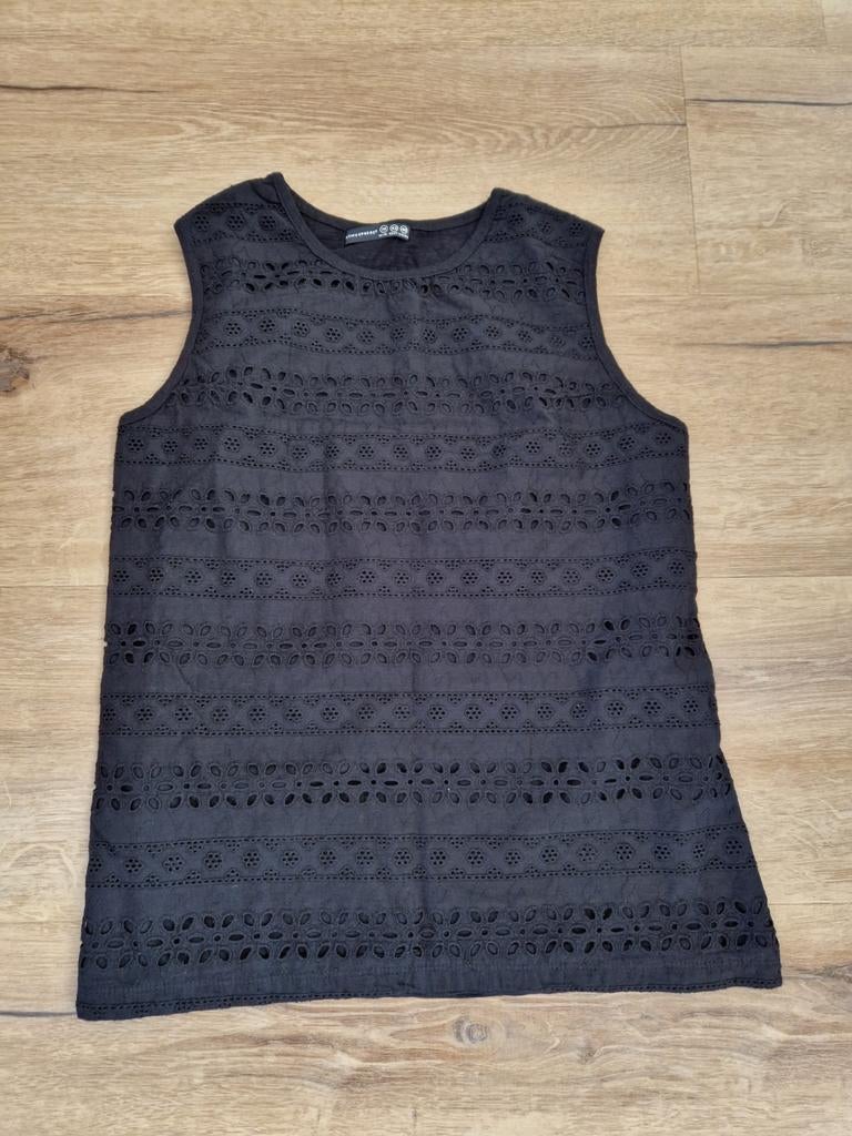 Top zwart met kant maat 40 Atmosphere, Maat 38/40 (M), Atmosphere, Zwart, Ophalen of Verzenden