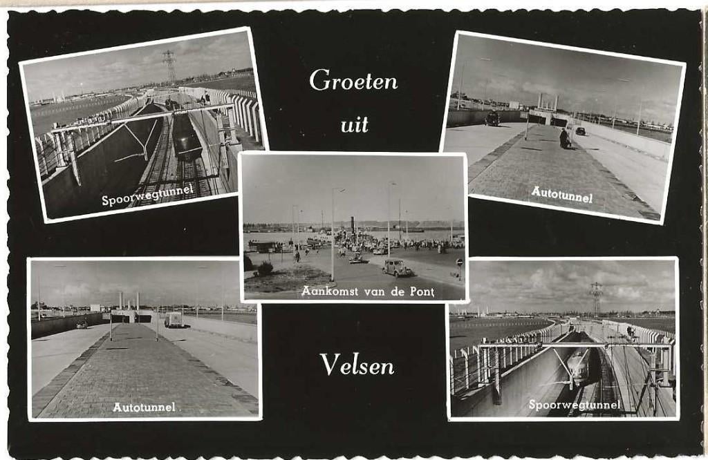 Jt28-28   Velzen, Verzenden, Ongelopen, Zuid-Holland