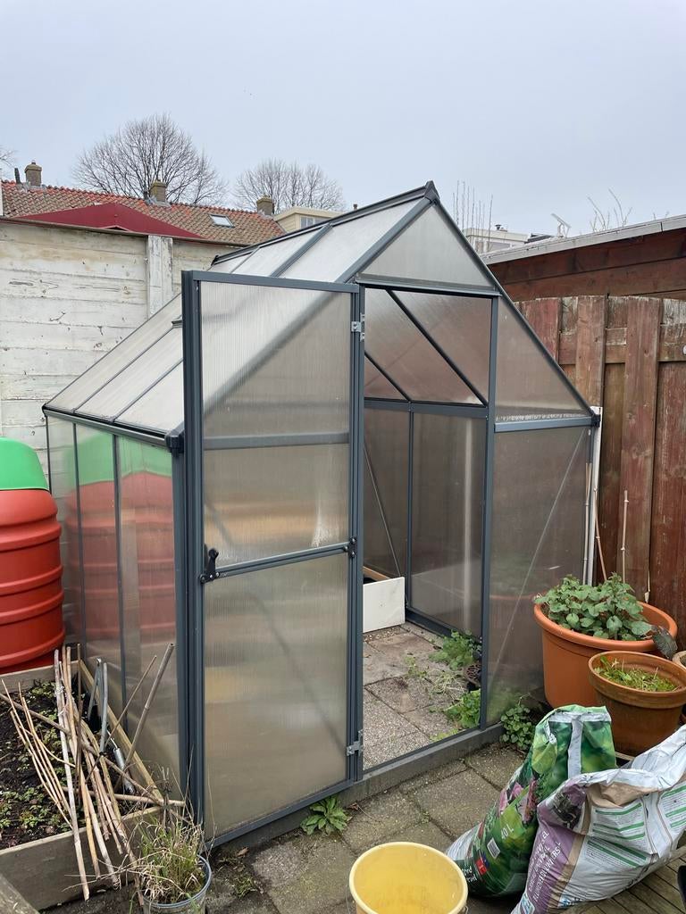 Mooie kweekkas / tuinkas / kas, Ophalen, Kweekkas, Aluminium, Polycarbonaat
