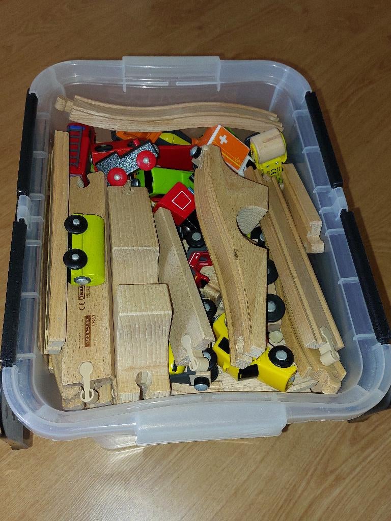 Set houten treinspoor, Ophalen, Zo goed als nieuw, Overige typen