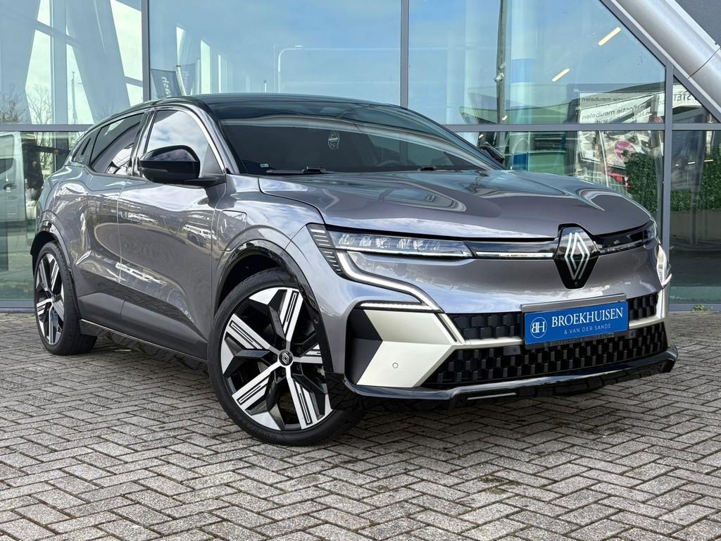 Renault Megane E-Tech Comfort range iconic 60 kWh 218pk Stoe, Gebruikt, Zwart, Adaptive Cruise Control, 1619 kg