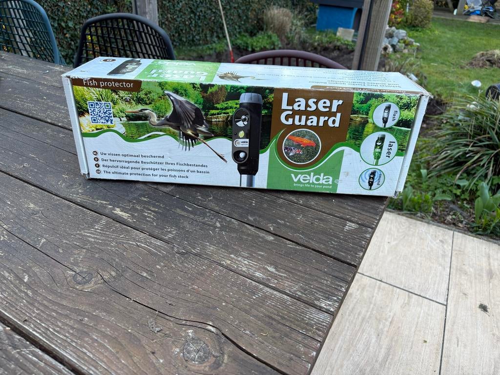Velda Laserguard - Visbeschermer tegen reigers en indringers, Ophalen of Verzenden, Gebruikt