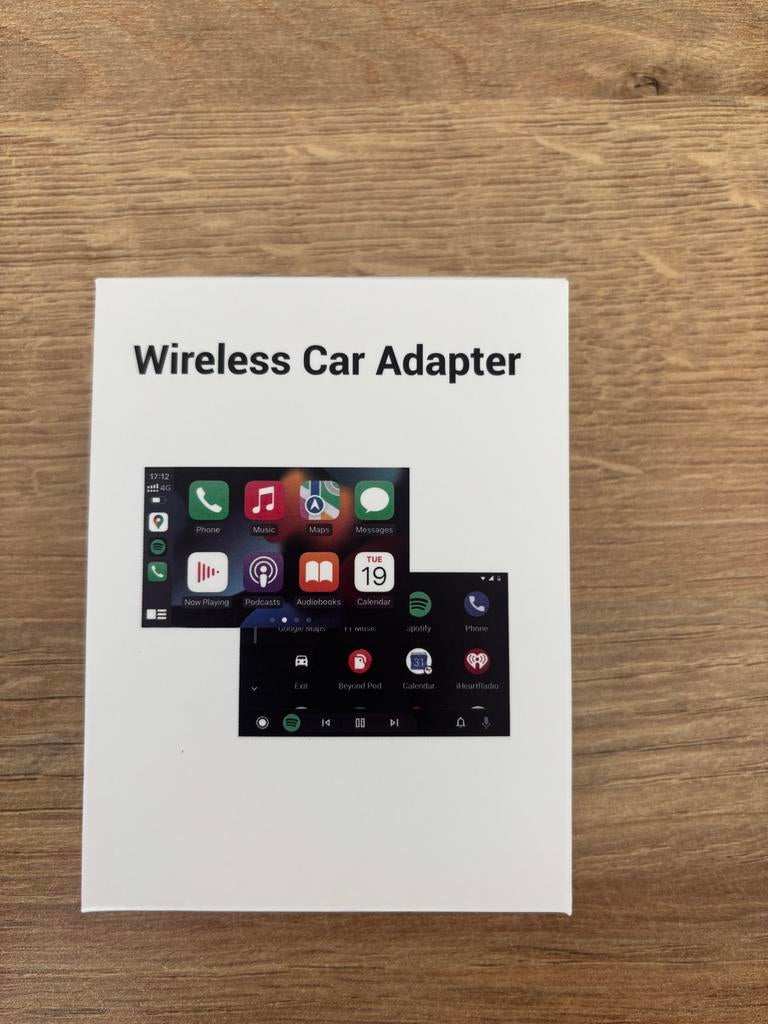 Wireless Car Adapter voor Apple Carplay of Android auto, Ophalen of Verzenden, Nieuw