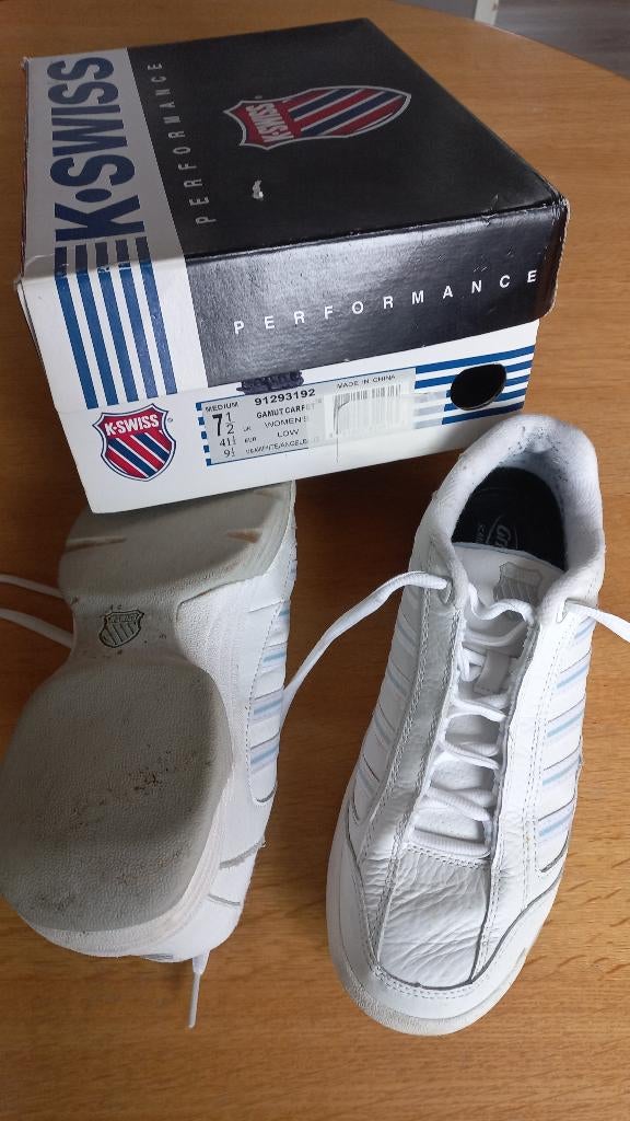 Sportschoenen (tennis) K-Swiss, Kleding | Heren, Schoenen, Ophalen, K-Swiss, Gedragen, Wit