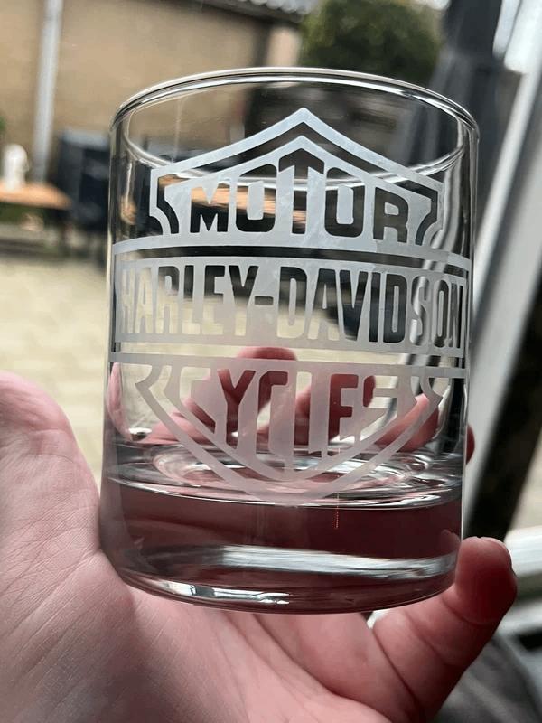 Harley Davidson Whiskey glazen set 2 stuks motor chopper USA, Verzamelen, Glas en Borrelglaasjes, Ophalen of Verzenden, Nieuw