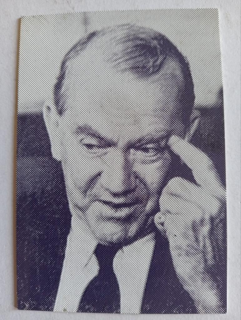 Graham Greene drukplaatje Dagblad de Tijd jaren 60/70, Verzamelen, Ophalen of Verzenden, 1960 tot 1980, Gebruikt, Overige onderwerpen