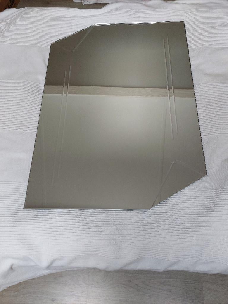 Spiegel, Huis en Inrichting, Woonaccessoires | Spiegels, Ophalen, Zo goed als nieuw, Rechthoekig, Minder dan 100 cm