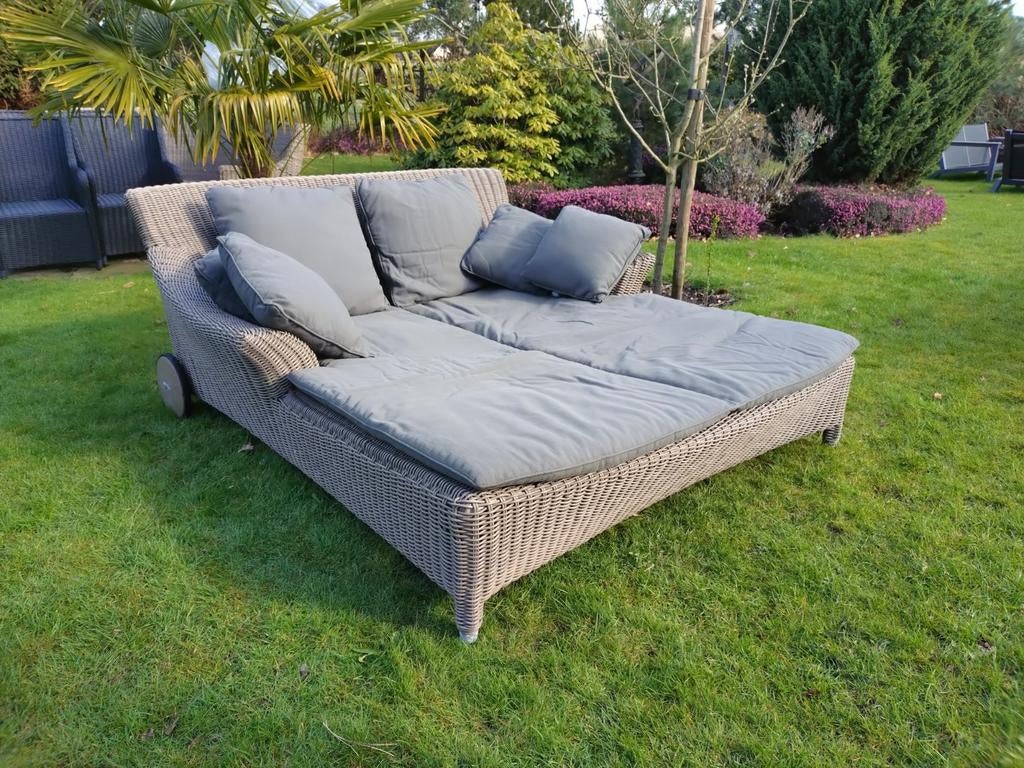 Mooi groot ligbed. 4 Seasons Valentine, Ophalen, Gebruikt, Wicker