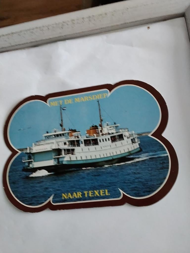 TEXEL.   /MET DE MARSDIEP NAAR TEXEL. 1975, Ophalen of Verzenden, 1960 tot 1980, Waddeneilanden