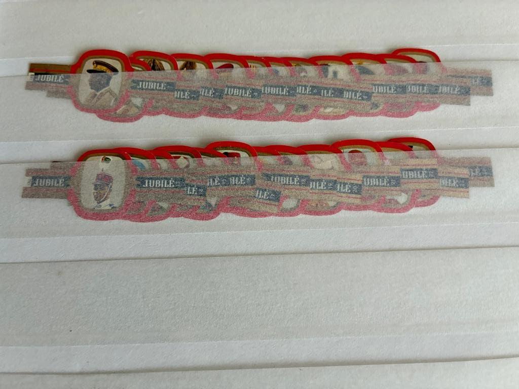 Sigarenbandjes Jubile Afrikaanse hoofddeksels, Ophalen of Verzenden, Nieuw, Sigarenbandjes
