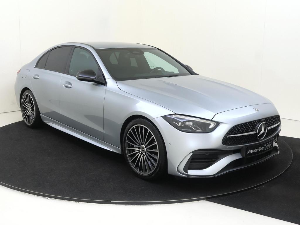 Mercedes-Benz C-klasse 180 AMG Line / Achteruitrijcamera / S, 4 cilinders, Origineel Nederlands, Bedrijf, 170 pk