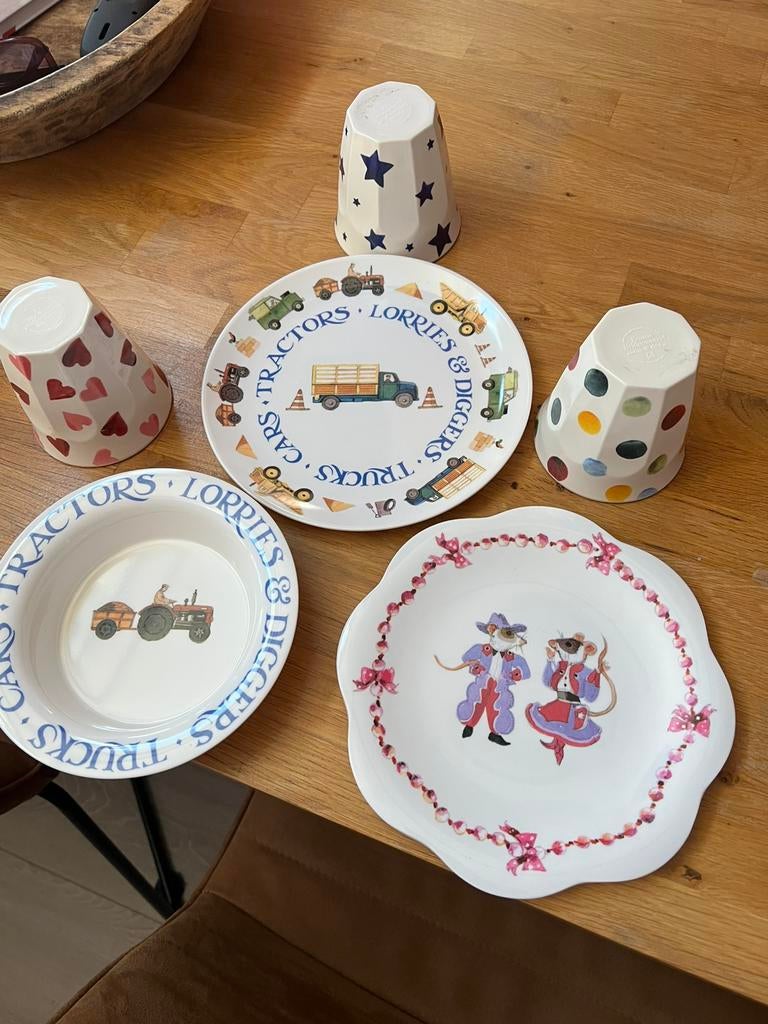 Emma Bridgewater kinderservies met bestek, Ophalen of Verzenden, Nieuw