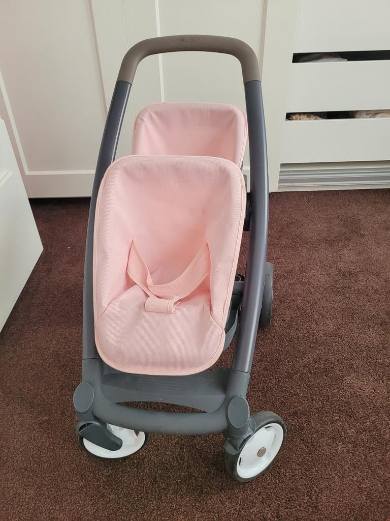 Smoby duo poppenkinderwagen, Ophalen of Verzenden