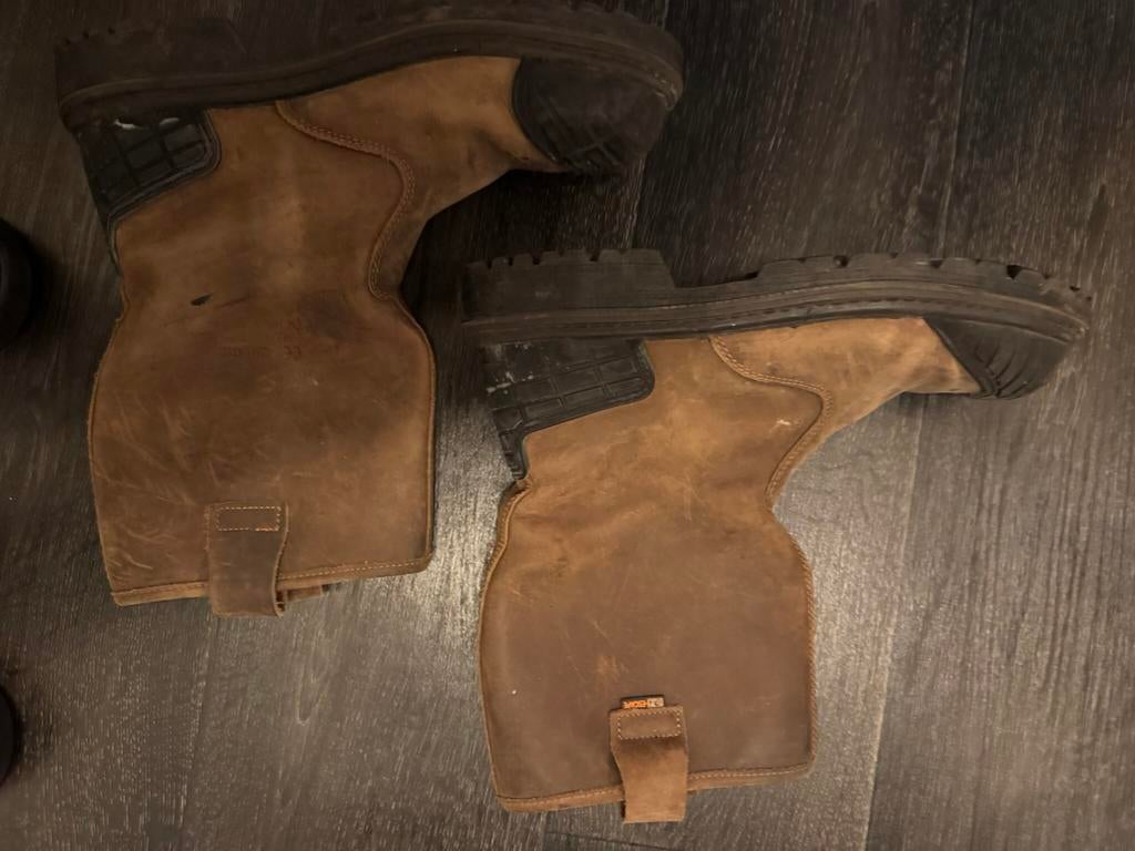 Werklaarzen met stalen neus., Ophalen of Verzenden, Zo goed als nieuw, Laarzen