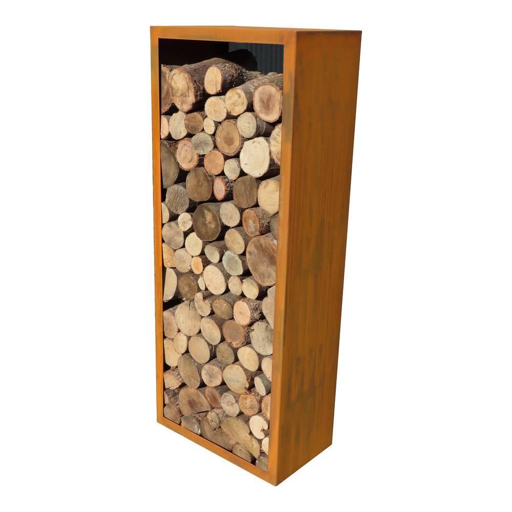Houtopslag Woodstore 150x60 Cortenstaal, Minder dan 3 m³, Ophalen of Verzenden