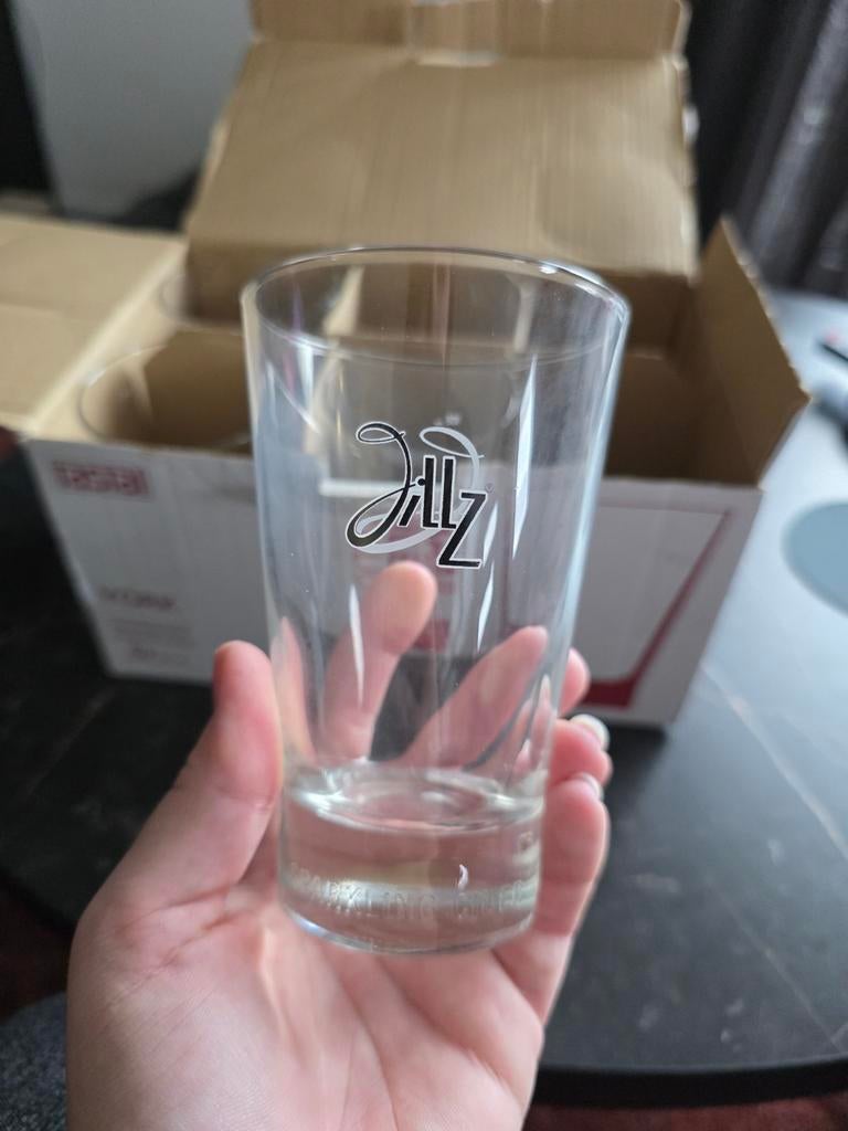 6x Jillz cider glazen glas NIEUW, Ophalen of Verzenden, Glas, Glas of Glazen