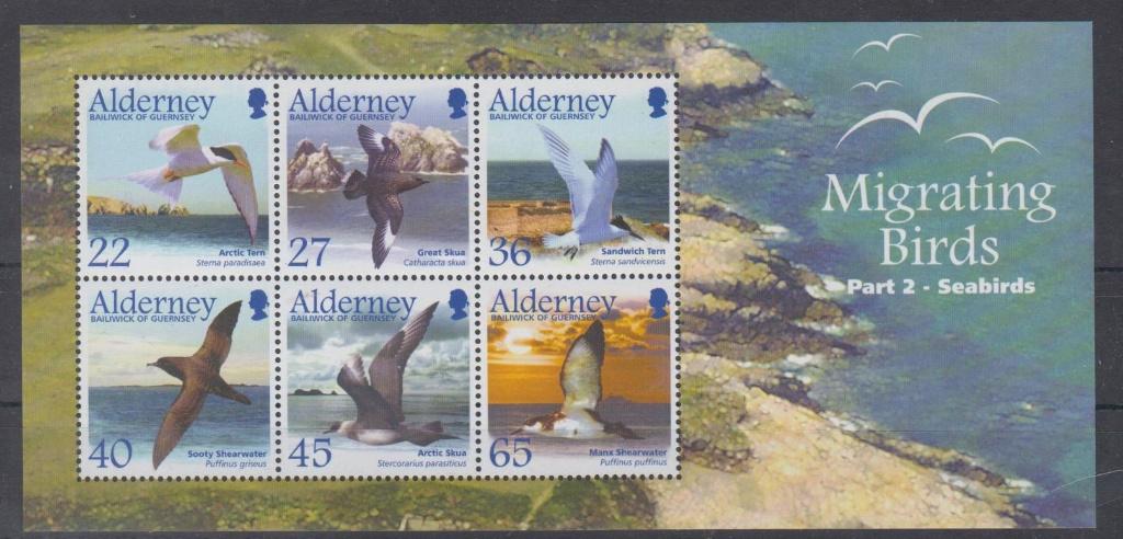 02-04 Alderney Blok 14 postfris, Verzenden, Postfris