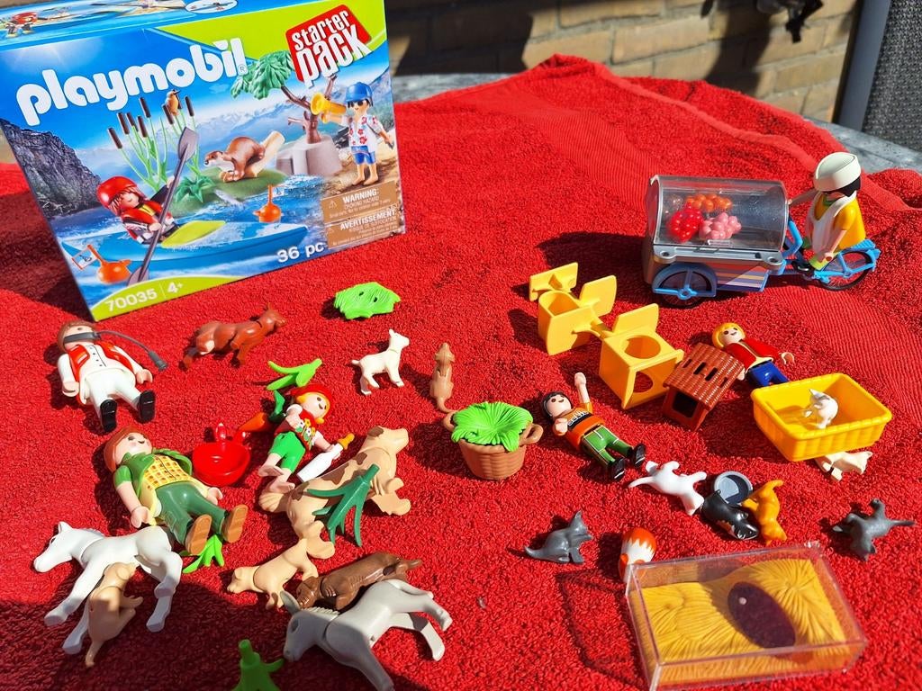Divers playmobiel, Ophalen