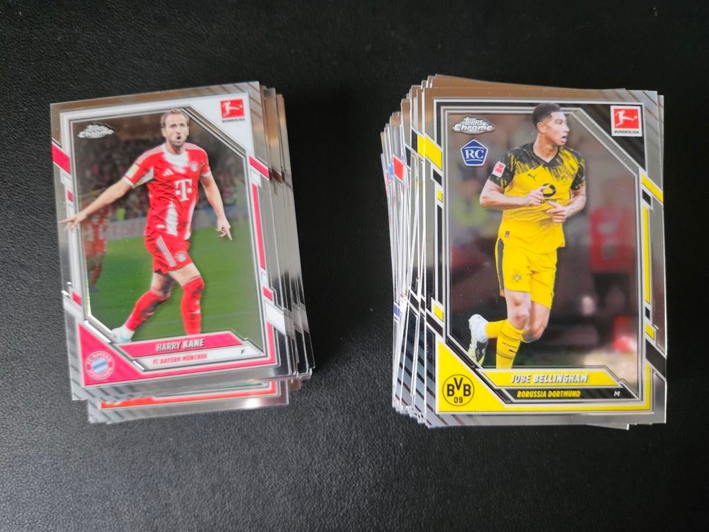 Complete sets premium voetbal kaarten van oa Topps en Panini, Verzenden, Nieuw, Meerdere plaatjes