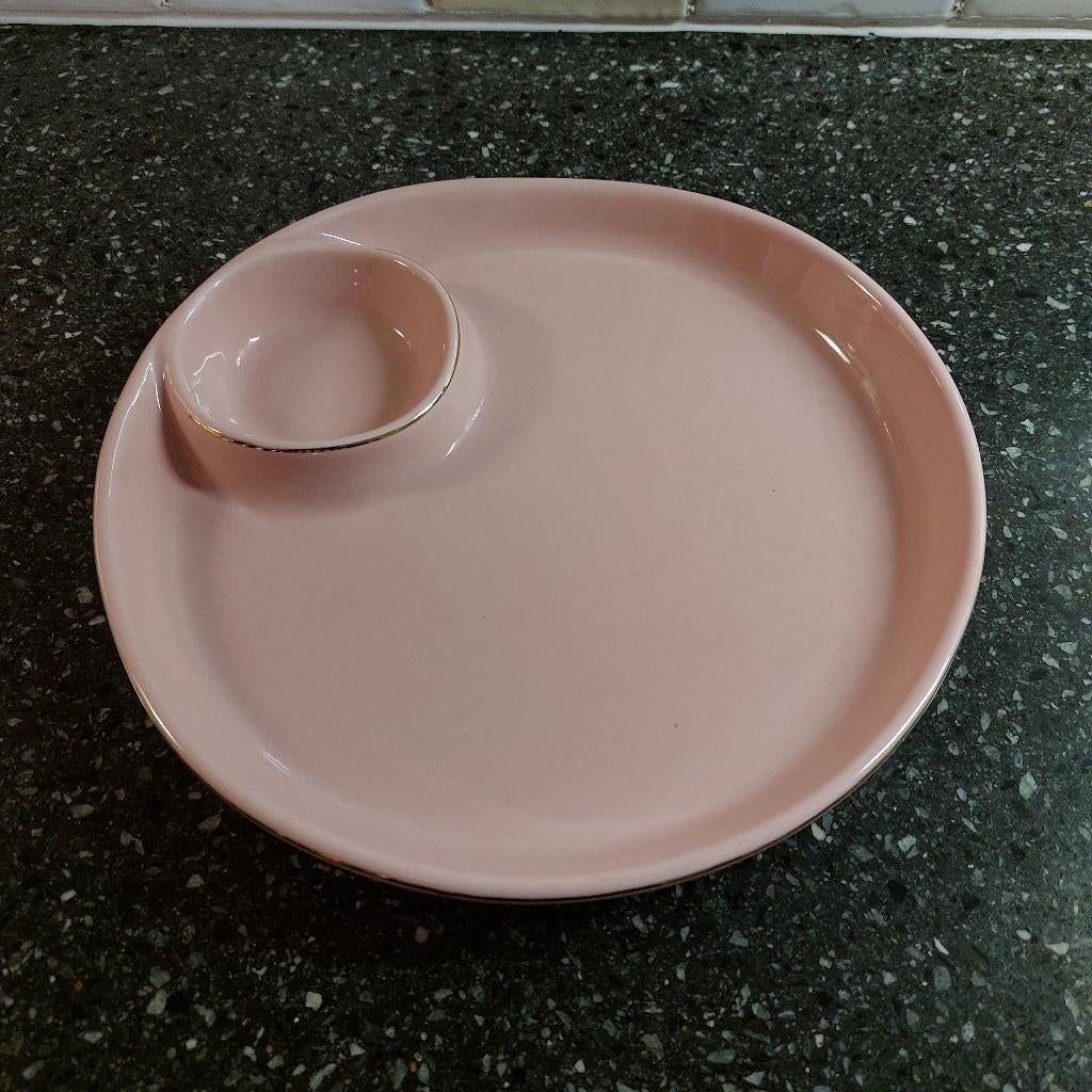 Riverdale roze tapas - fondue - bbq bord (1 stuk), Huis en Inrichting, Keuken | Servies, Nieuw, Ophalen of Verzenden, Bord(en)