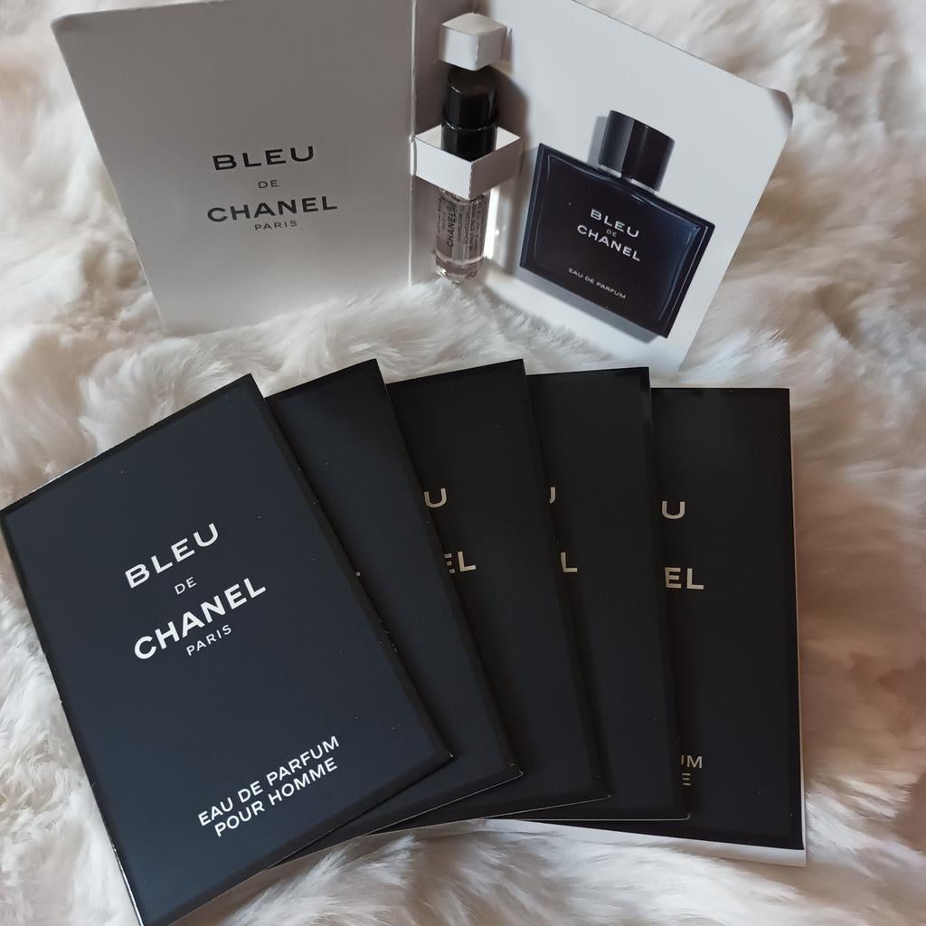 CHANEL BLEU DE CHANEL parfum proefjes..6 stuks..nieuw, Ophalen of Verzenden, Nieuw
