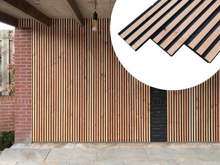 Rabatdelen Rhombus | Douglas | Gevelbekleding | Akupanel, Ophalen of Verzenden, Nieuw, 250 cm of meer, Planken