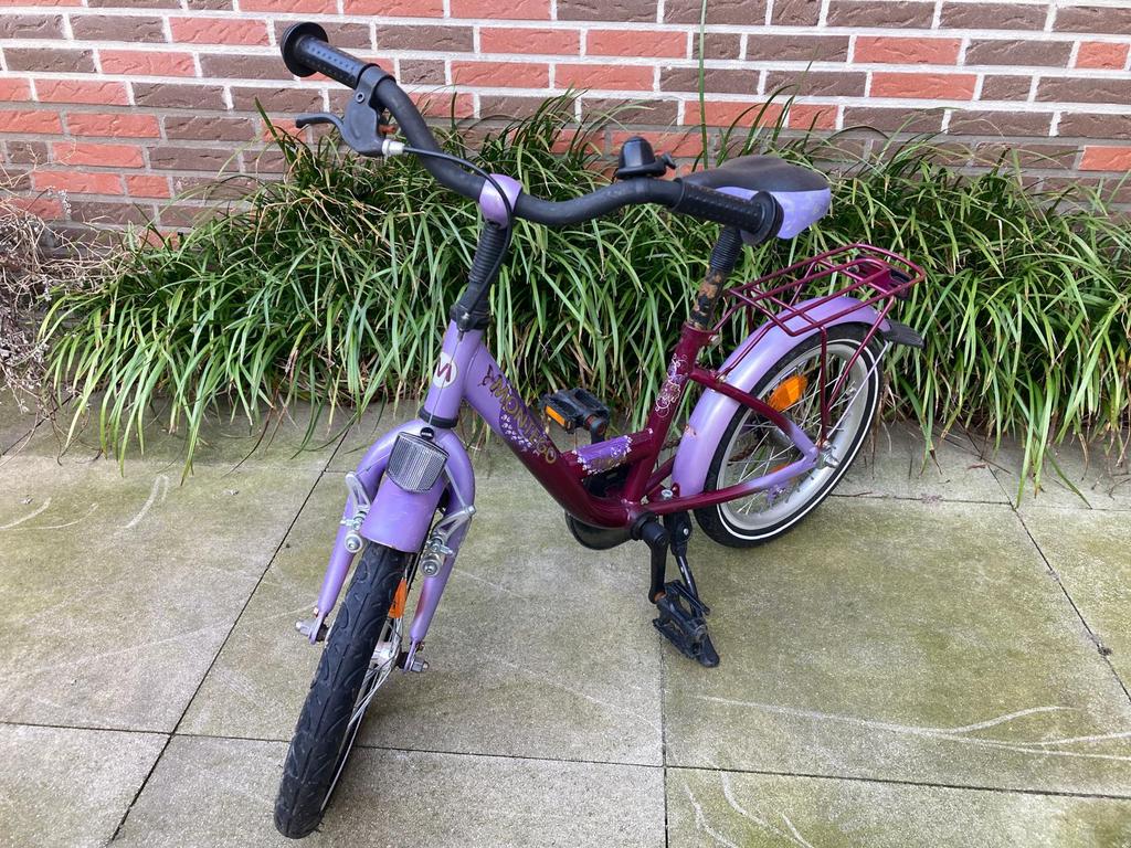 Meisjes fiets maat 16, Fietsen en Brommers, Ophalen, Zo goed als nieuw, 16 tot 20 inch