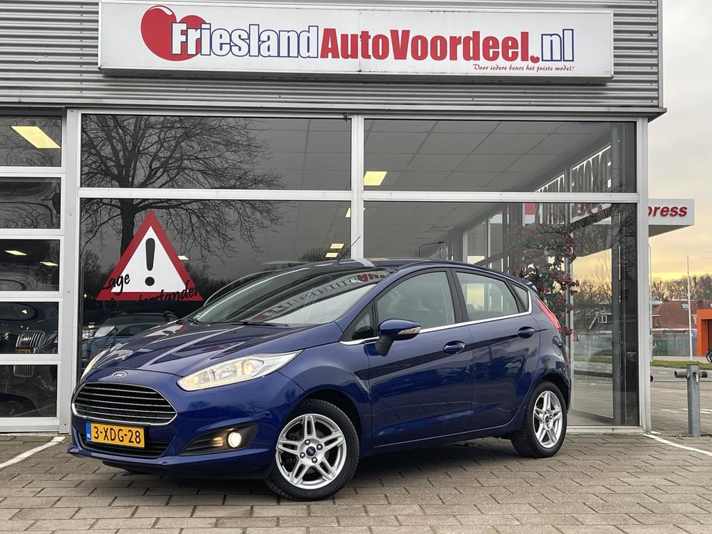 Ford Fiesta 1.0 Titanium 5 Deurs /Cruise/Clima/ 96.800 KM! /, Voorwielaandrijving, Stof, Euro 6, 525 kg