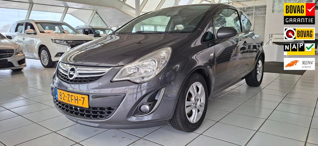 Opel Corsa 1.2 EcoFlex Anniversay Edition LPG met Apple Carp, Auto's, Voorwielaandrijving, Euro 5, Gebruikt, Zwart