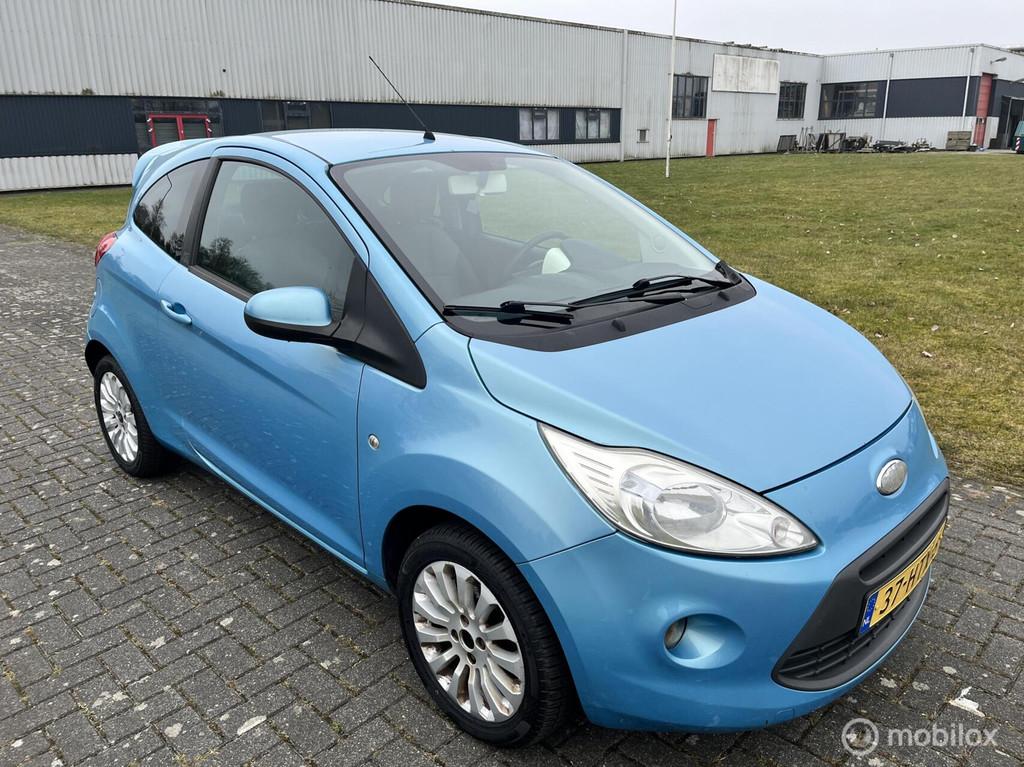 Ford Ka 1.2 Titanium / NAP / Airco / APK /, Auto's, Voorwielaandrijving, Stof, Gebruikt, 1242 cc