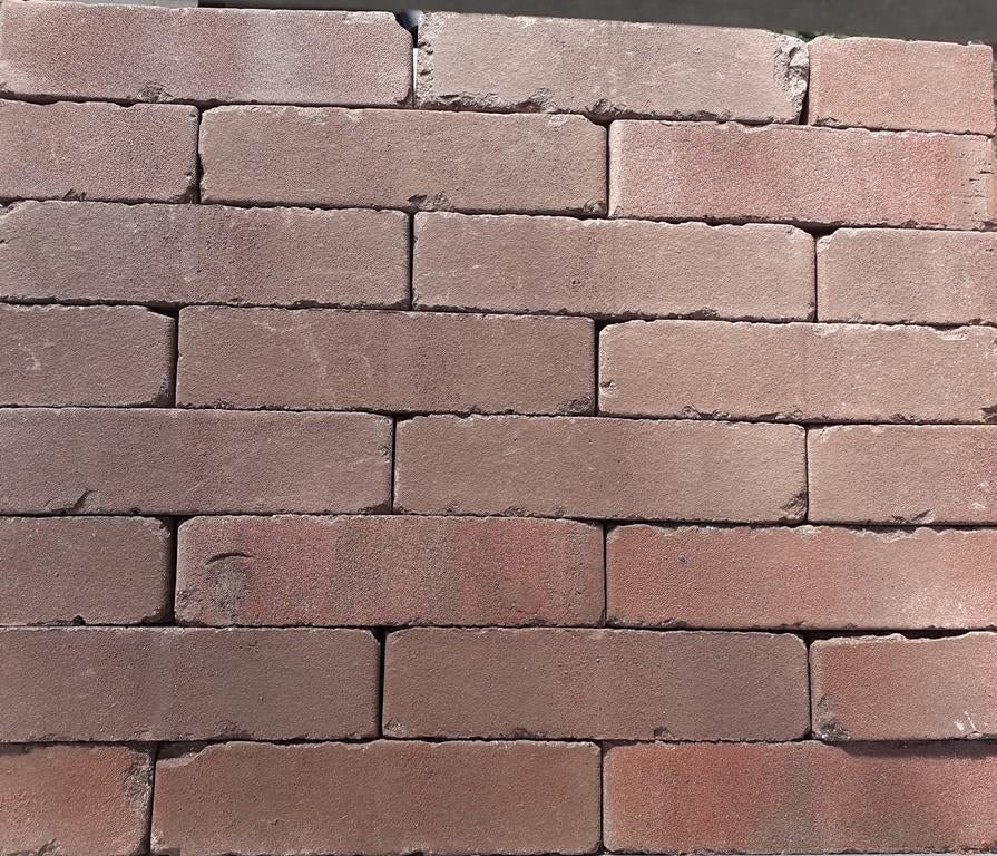 Aktie gebakken Waaltjes / Waalformaat Auberginebruin, Ophalen of Verzenden, Nieuw, Keramiek, Terrastegels