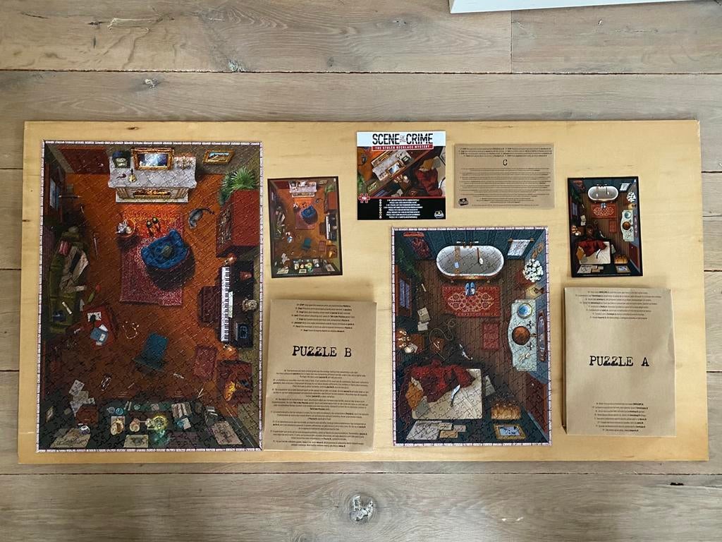 puzzel Scene of the Crime 980 stukjes, Ophalen, 500 t/m 1500 stukjes, Zo goed als nieuw