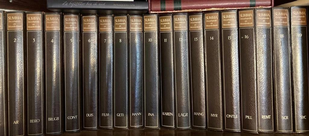 Summa Encyclopedie en Woordenboek - Complete Serie, Boeken, Encyclopedieën, Ophalen