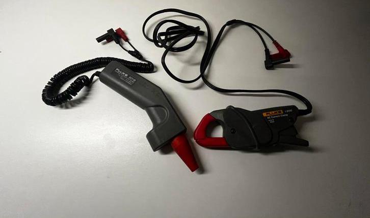 Fluke i200 Stroomtang + Fluke 80T-IR Infrarood Probe Set, Doe-het-zelf en Verbouw, Meetapparatuur, Gebruikt, Elektriciteit, Ophalen