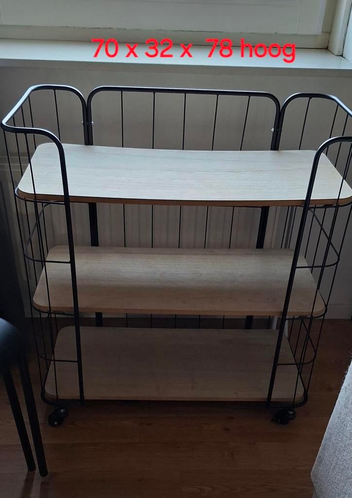 Zgan bakkerskar met wieltjes, Ophalen, Zo goed als nieuw