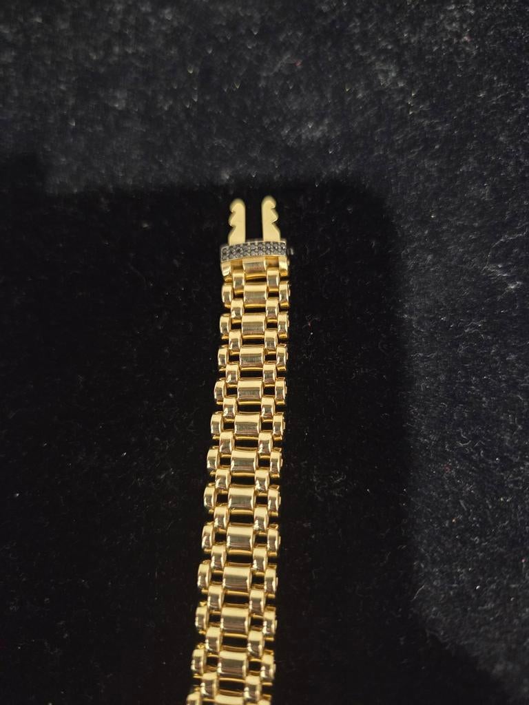 14 k gouden rolex model armband 25 gram, Ophalen of Verzenden, Nieuw, Goud, Goud