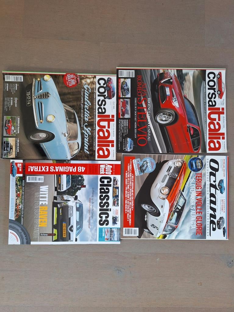 Autobladen: Corsa Italia, AutoWeek Classics, Octane, Ophalen of Verzenden, Gelezen, Overige typen